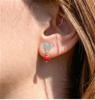 Earrings Facco Woman Cuore in Yellow Gold 760001E - 760001E